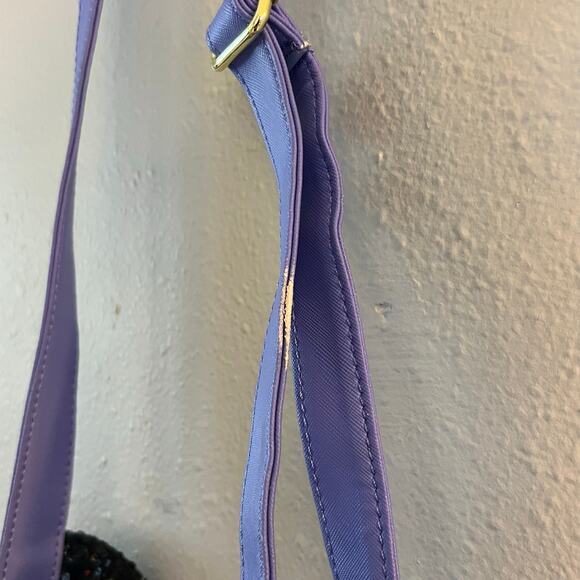 Disney Aulani Loungefly Crossbody Bag Sequin Mickey Shave Ice Exclusive Purple - Picture 5 of 10